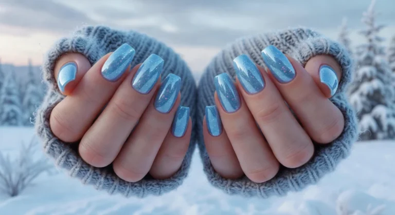 17 Short Winter Nails That Are Cozy & Cute ❄️💅