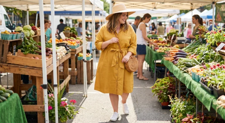 16 Midsize Summer Outfit Ideas Cute & Flattering