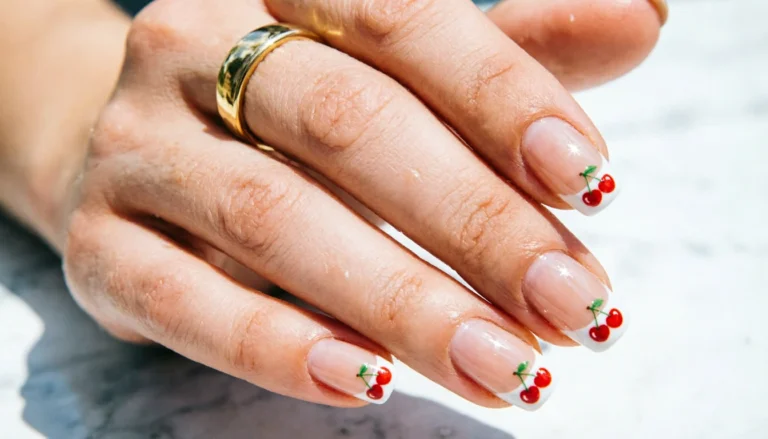 16 Red Cherry Nail Ideas with Sweet Summer Vibes
