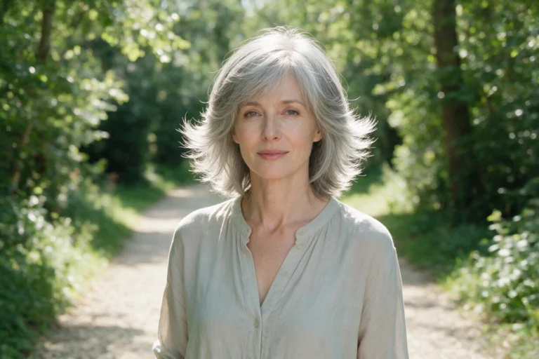 17 Hairstyles for Thin Fine Gray Hair That Look Fuller