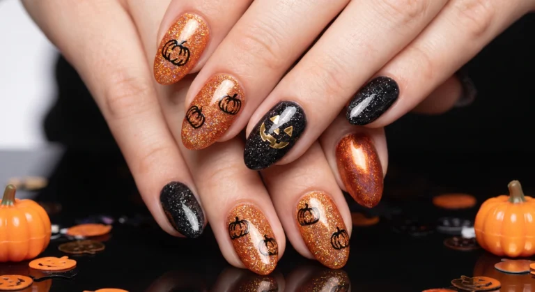 🎃 16 Short Halloween Nail Ideas for a Cute Spooky Look